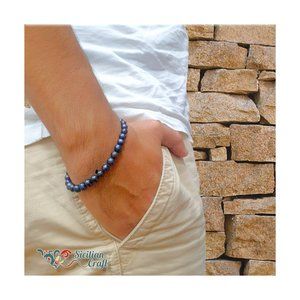 Bracelet with Tahitian pearls with 925 silver clasp